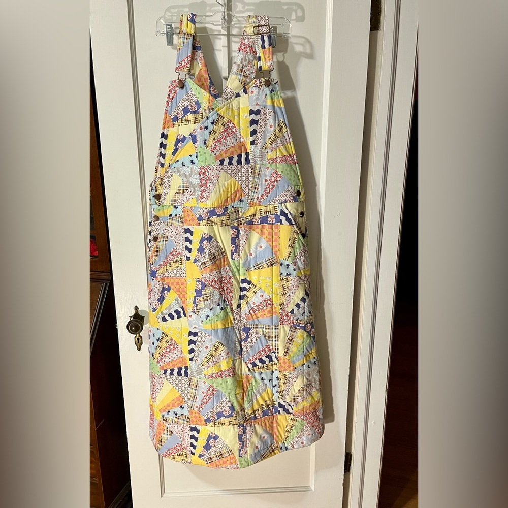 Caron Callahan Colorful Patchwork Quilt Dress